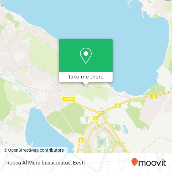 Rocca Al Mare bussipeatus kaart