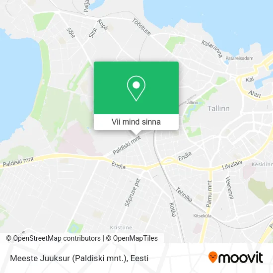 Meeste Juuksur (Paldiski mnt.) kaart