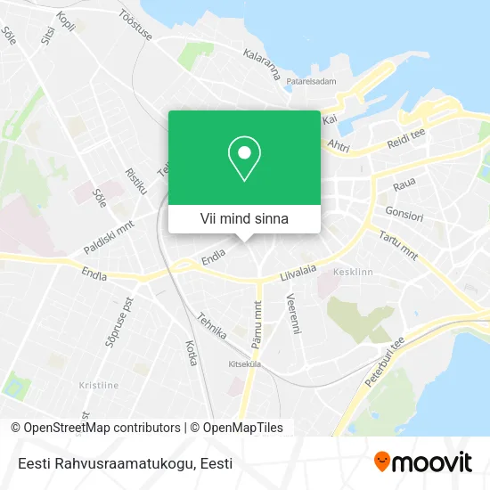 Eesti Rahvusraamatukogu kaart