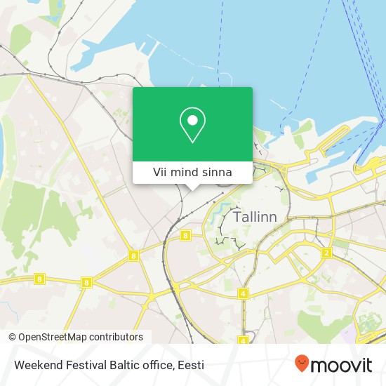 Weekend Festival Baltic office kaart