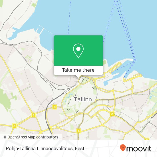 Põhja-Tallinna Linnaosavalitsus kaart