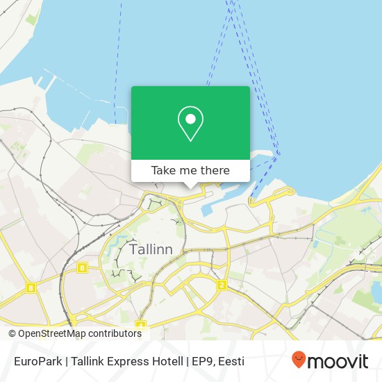 EuroPark | Tallink Express Hotell  | EP9 kaart