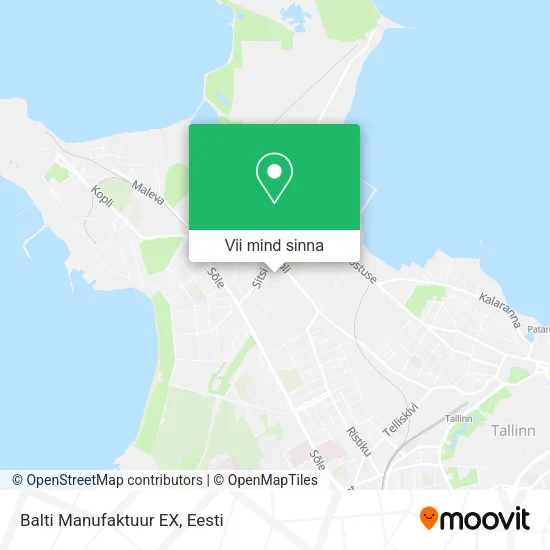 Balti Manufaktuur EX kaart