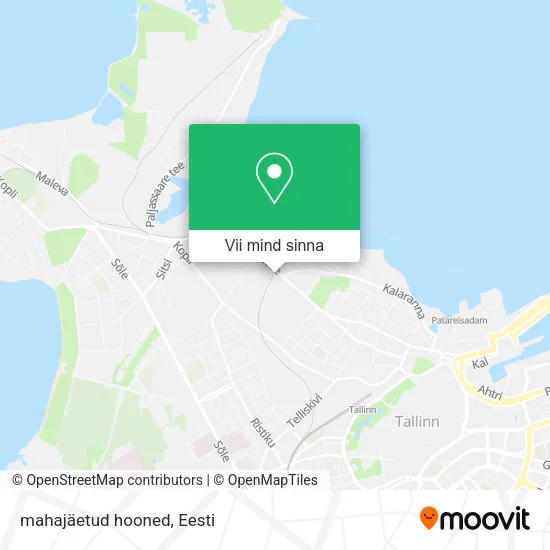 mahajäetud hooned kaart
