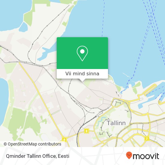 Qminder Tallinn Office kaart