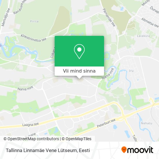 Tallinna Linnamäe Vene Lütseum kaart