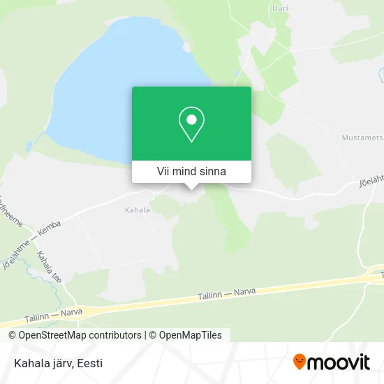 Kahala järv kaart