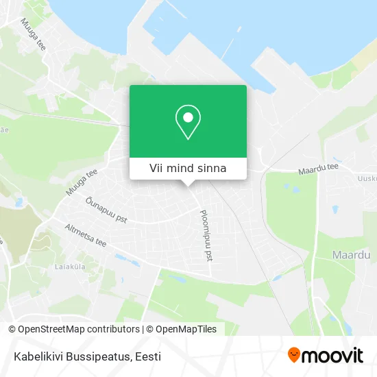 Kabelikivi Bussipeatus kaart