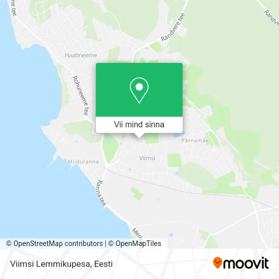 Viimsi Lemmikupesa kaart