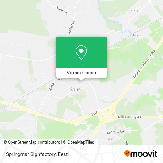 Springmar Signfactory kaart
