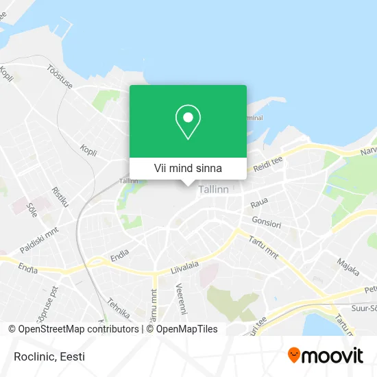Roclinic kaart