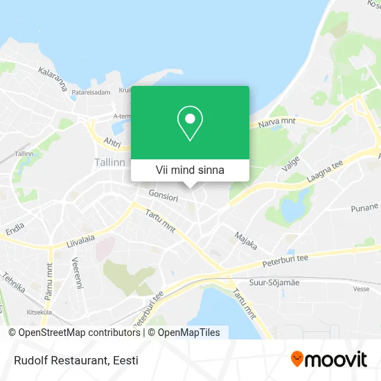 Rudolf Restaurant kaart