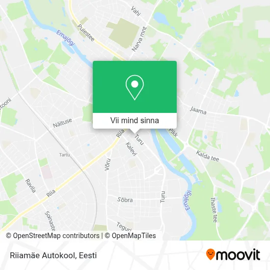 Riiamäe Autokool kaart