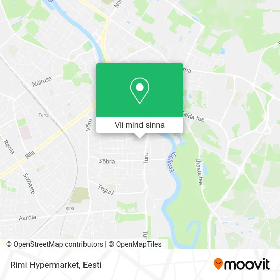 Rimi Hypermarket kaart