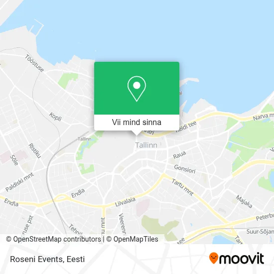 Roseni Events kaart