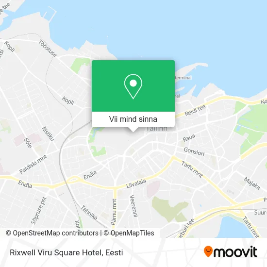 Rixwell Viru Square Hotel kaart