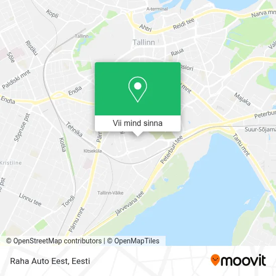 Raha Auto Eest kaart