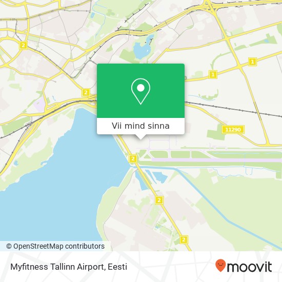 Myfitness Tallinn Airport kaart