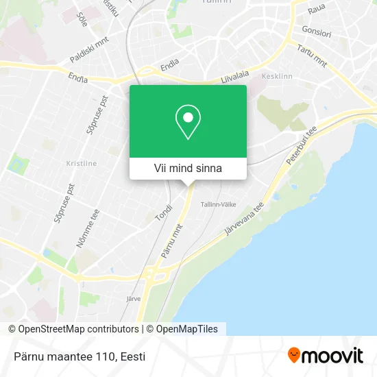 Pärnu maantee 110 kaart
