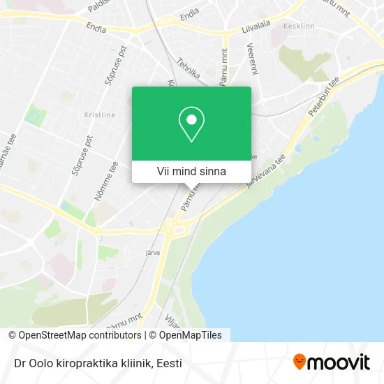 Dr Oolo kiropraktika kliinik kaart