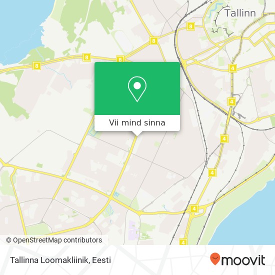 Tallinna Loomakliinik kaart