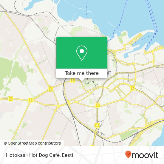 Hotokas - Hot Dog Cafe kaart