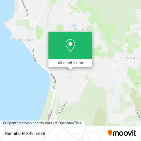 Ranniku tee 48 kaart