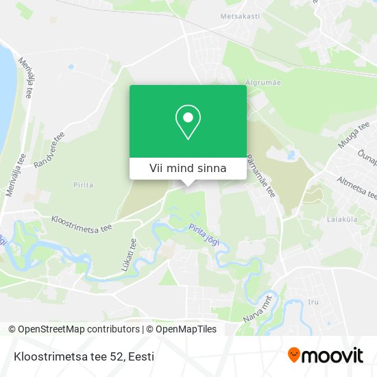 Kloostrimetsa tee 52 kaart