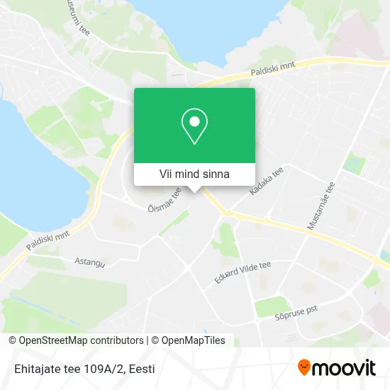 Ehitajate tee 109A/2 kaart