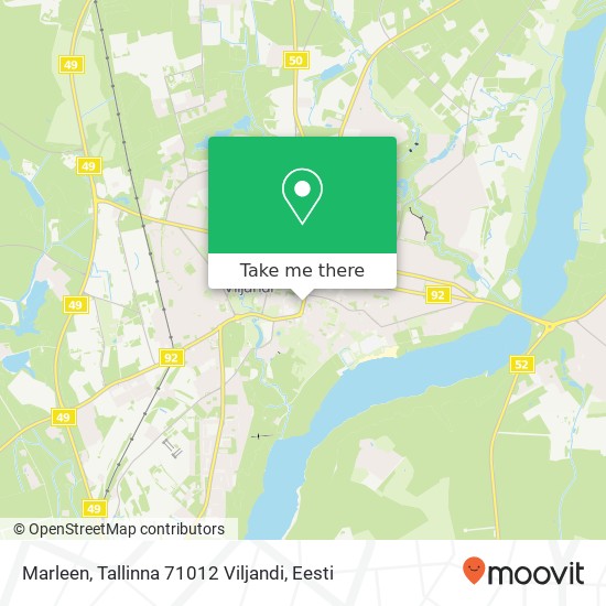 Marleen, Tallinna 71012 Viljandi kaart