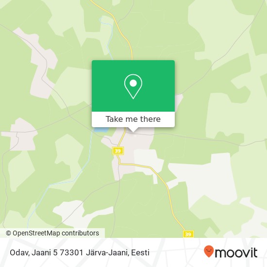 Odav, Jaani 5 73301 Järva-Jaani kaart