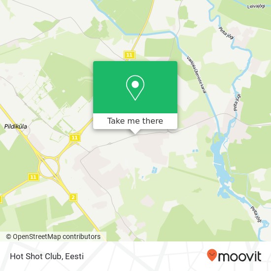 Hot Shot Club kaart