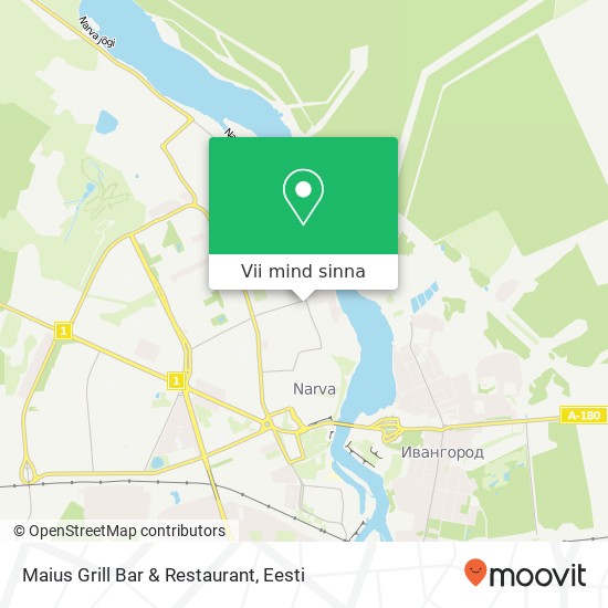 Maius Grill Bar & Restaurant, Sepa 15 20306 Narva kaart