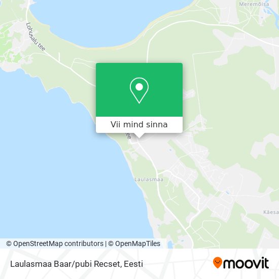 Laulasmaa Baar/pubi Recset kaart