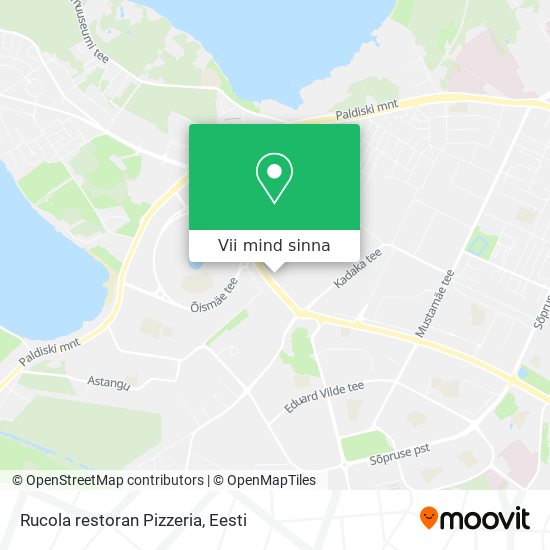 Rucola restoran Pizzeria kaart