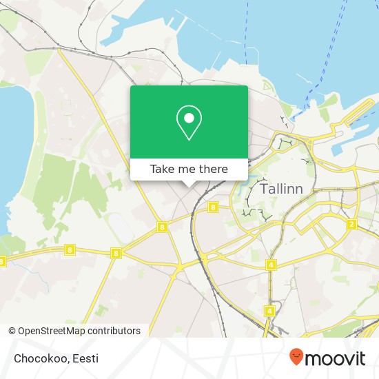 Chocokoo, Telliskivi 33 10611 Tallinn kaart