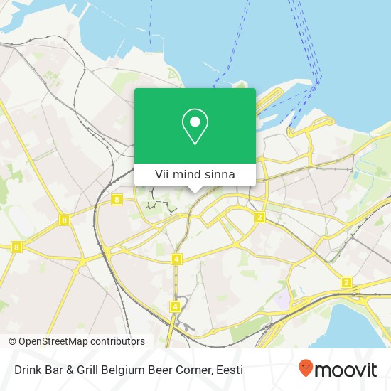 Drink Bar & Grill Belgium Beer Corner kaart