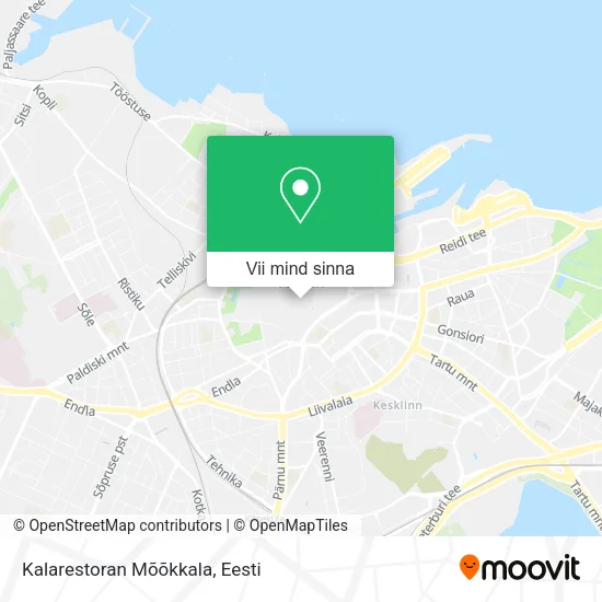 Kalarestoran Mõõkkala kaart