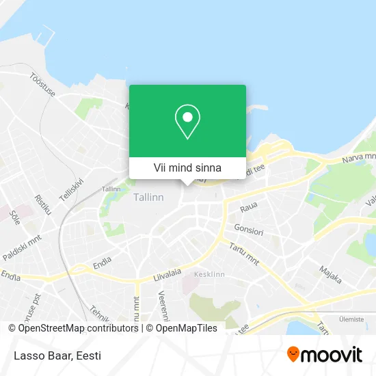 Lasso Baar kaart