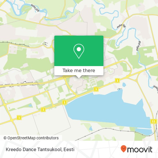 Kreedo Dance Tantsukool, Mahtra 13811 Tallinn kaart