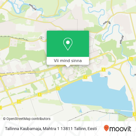 Tallinna Kaubamaja, Mahtra 1 13811 Tallinn kaart