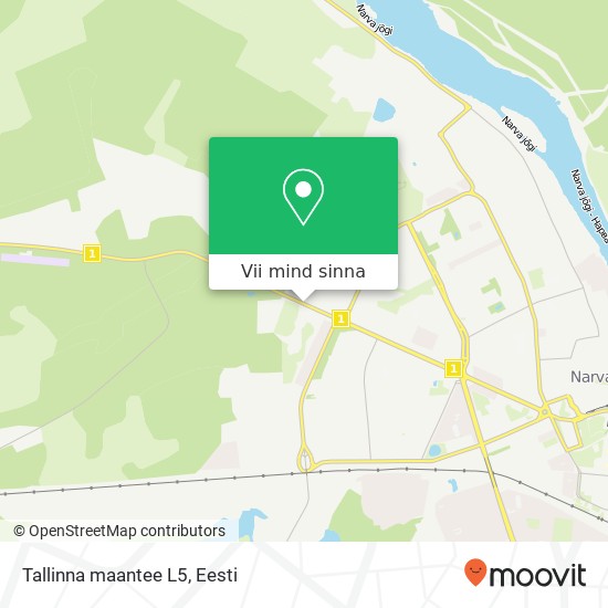 Tallinna maantee L5 kaart