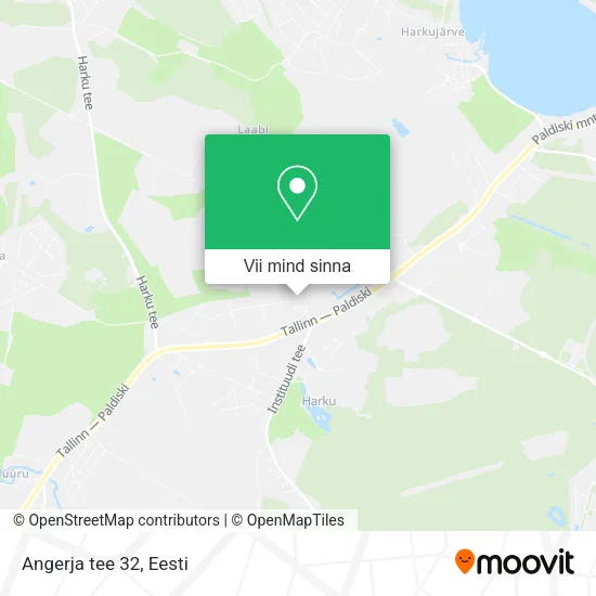 Angerja tee 32 kaart