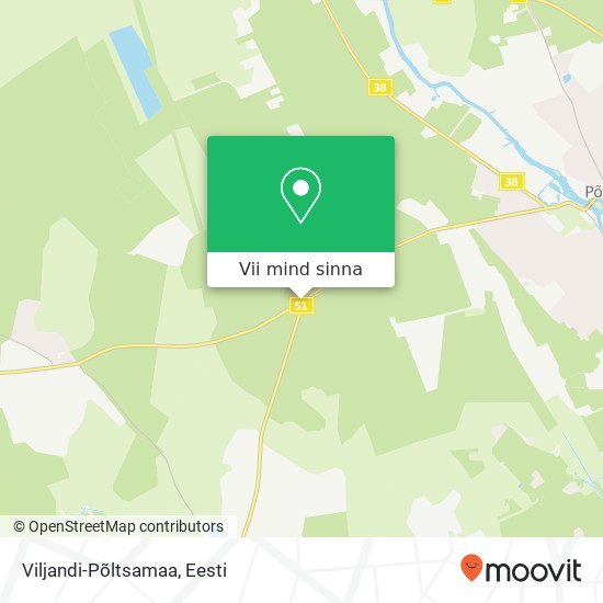 Viljandi-Põltsamaa kaart