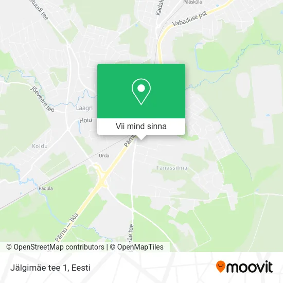 Jälgimäe tee 1 kaart