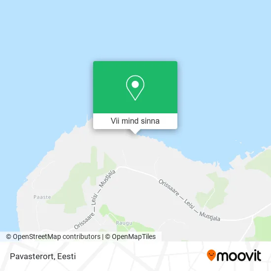 Pavasterort kaart
