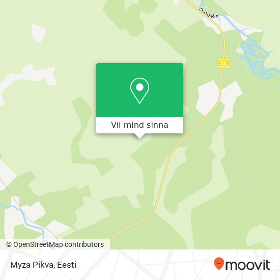 Myza Pikva kaart