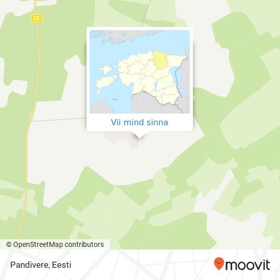 Pandivere kaart