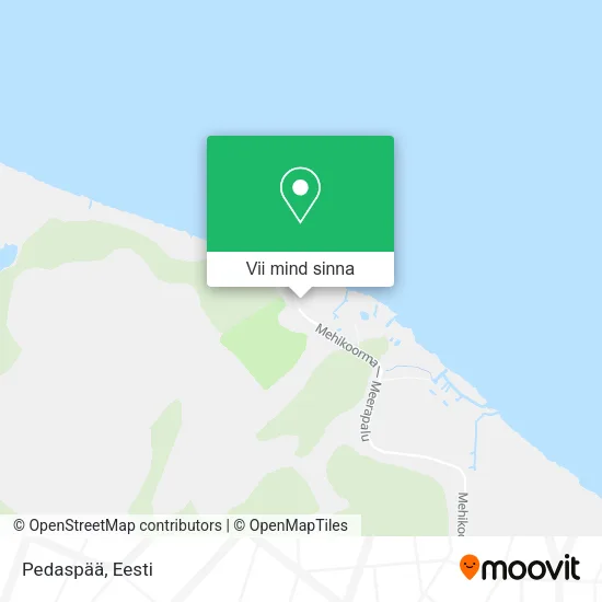 Pedaspää kaart