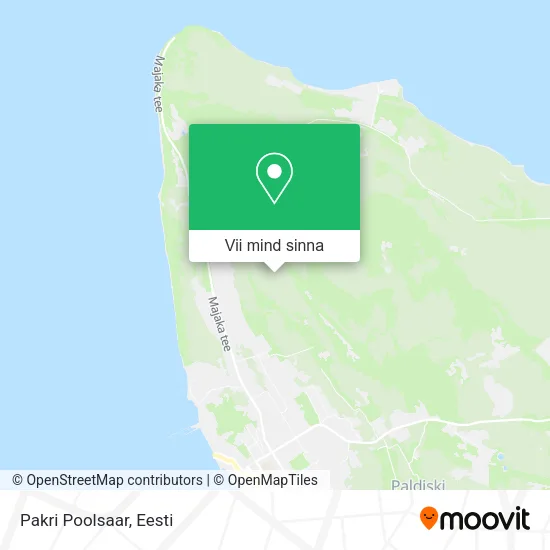 Pakri Poolsaar kaart